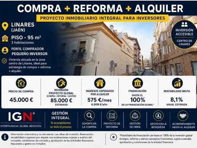 Piso en Venta en Linares