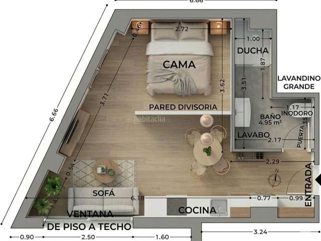 Piso en venta en Palmas de Gran Canaria Las, Santa Catalina Canteras. Pisos Palmas de Gran Canaria.