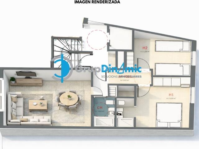 Piso en venta en Palamós, Centre Costa Brava. Piso de Obra Nueva céntrico. Ascensor, 2 habitaciones y 2 baños. Pisos.