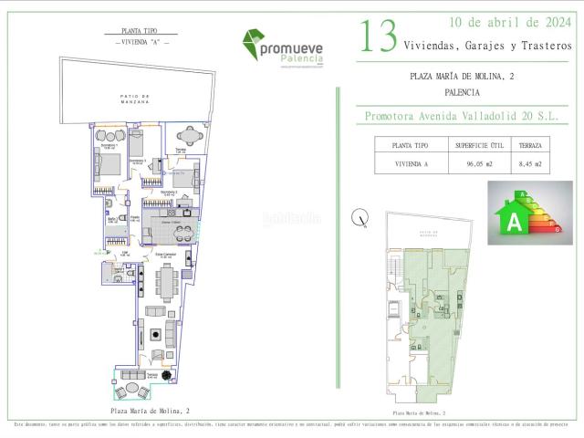 Piso en venta en Palencia, Campo de la Juventud. VIVIENDAS OBRA NUEVA CENTRO PLAZA ESPAÑA. Pisos.