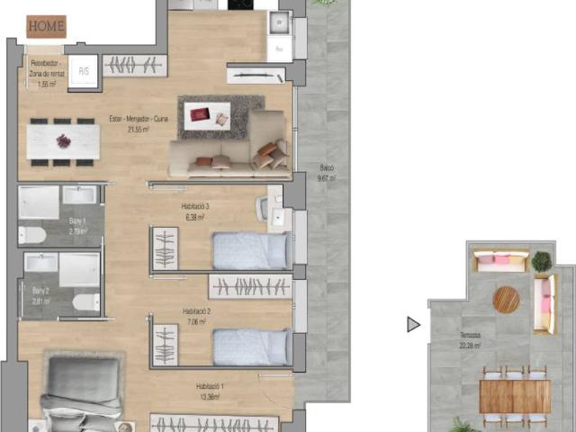 Piso en Venta en Passeig Maragall