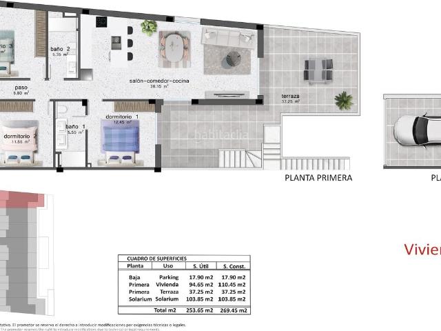 Piso en venta en Pilar de la Horadada, Pilar de la Horadada Ciudad. Ubicado en el encantador municipio de Pilar de la Horadada, este conjunto residencial ofrece una seleccioacuten de bungalows altos.