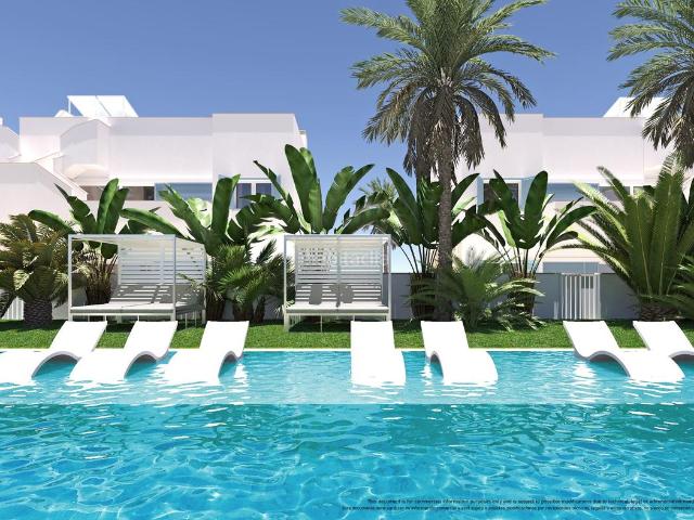 Piso en venta en Pilar de la Horadada, Torre de la Horadada. VILLA INDEPENDIENTE con 3 dormitorios, PISCINA comunitaria y SOLAacuteRIUM privadoampnbspen TORRE DE LA HORADADAVIVIENDA REF CC008. Pisos.