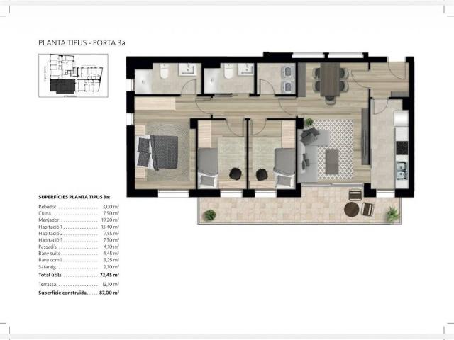 Piso en Venta en Poble Nou