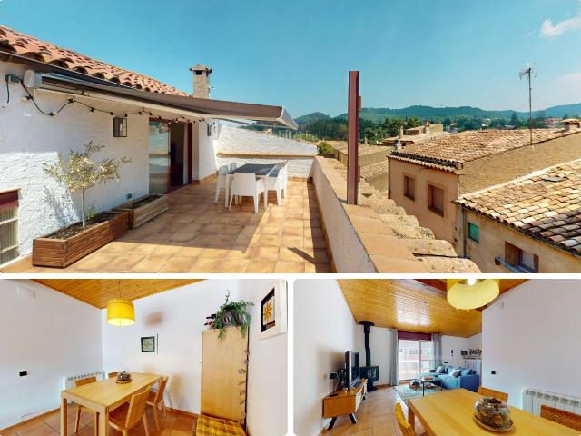 Piso en venta en Prades. Ático con terraza en el centro de Prades. Pisos.