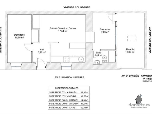 Piso en venta en Ribadesella. Céntrico, práctico y listo para ti en Ribadesella centro. Pisos.