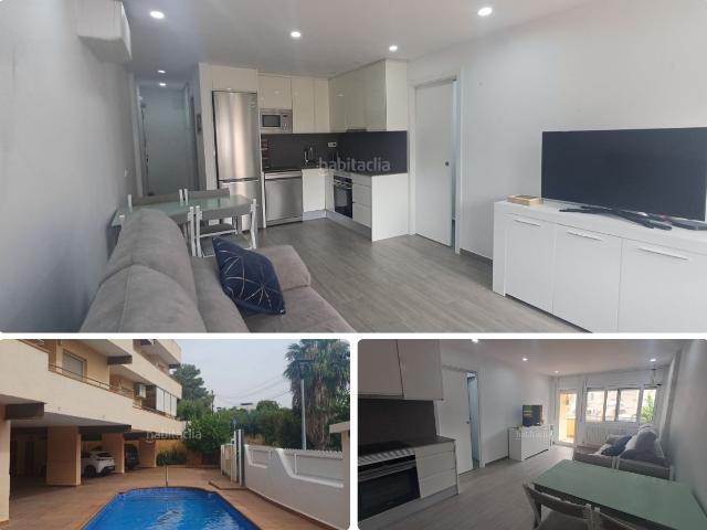 Piso en venta en Roda de Barà Costa Dorada. Piso reformado de 3 habitaciones con piscina, trastero y parking comunitario a 400 m de la playa. Pisos Roda de.