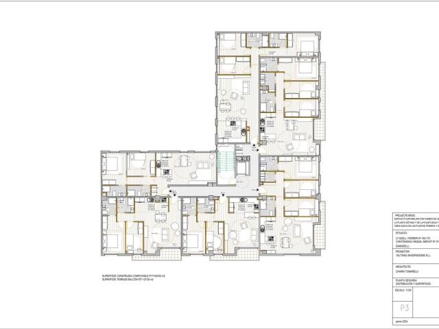 Piso en venta en Sabadell, Eixample. OBRA NUEVA. Pisos.