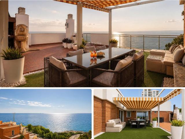 Piso en venta en Salou, Pla de Maset Cap de Salou Costa Dorada. Espectacular piso en primera línea de mar con terraza de 60 m2 y vistas panorámicas al Mediterráneo. Pisos.