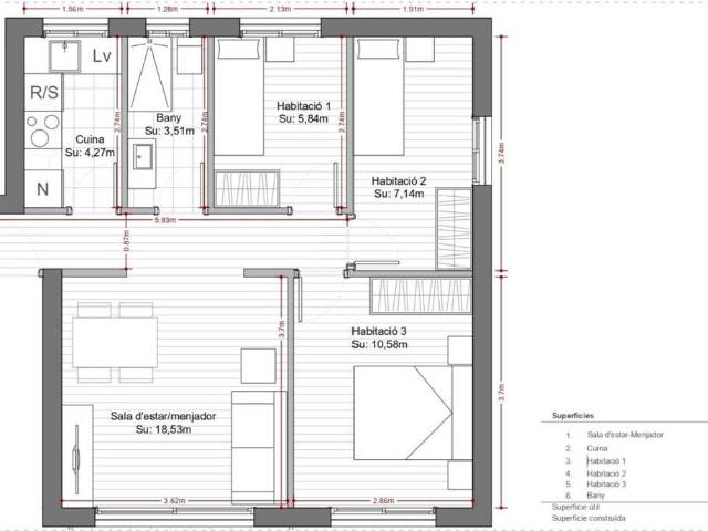Piso en Venta en Santa Eulàlia de Ronçana