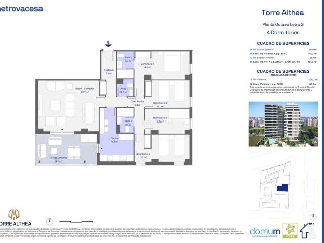 Piso en venta en Sevilla, Santa Clara. Torre Althea. Pisos.