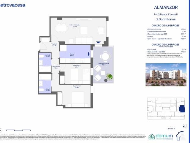 Piso en venta en Sevilla, Palmas Altas. Residencial Almanzor Palmas Altas. Pisos.