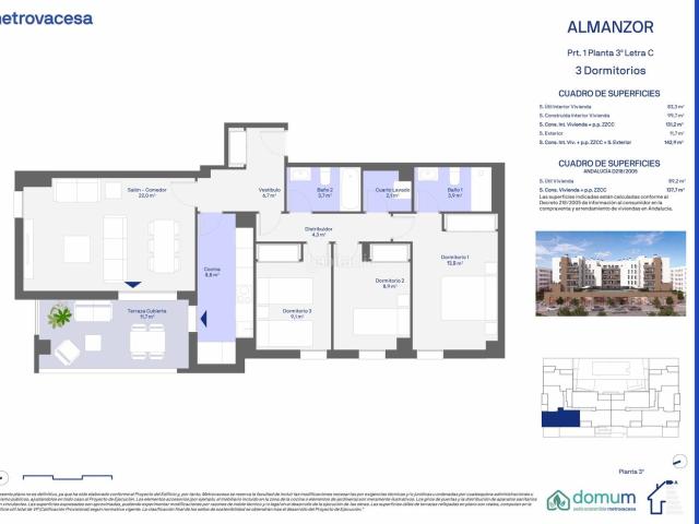 Piso en venta en Sevilla, Palmas Altas. Residencial Almanzor Palmas Altas. Pisos.