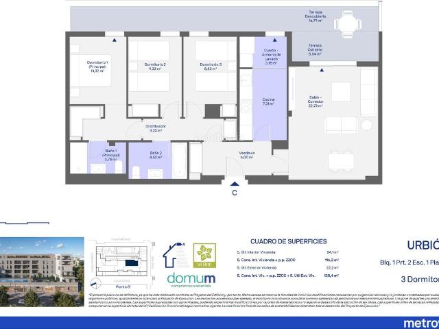 Piso en venta en Sevilla, Palmas Altas. Residencial Urbión Palmas altas. Pisos.