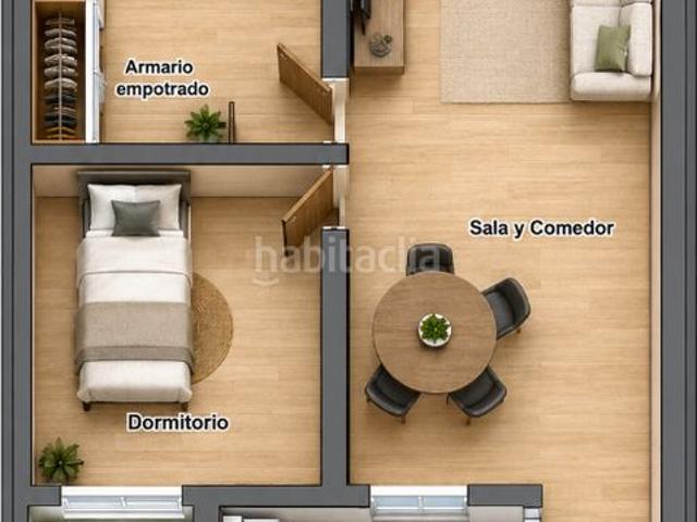 Piso en venta en Torrevieja, Antonio Machado. *LUMINOSO APARTAMENTO DE 2 DORMITORIOS CON PISCINA, TERRAZA, PATIO Y AMPLIA PLAZA DE GARAJE EN PLENO CENTRO DE TORREVIEJA*. Pisos.