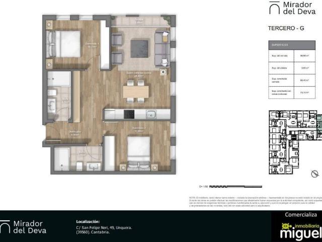 Piso en Venta en Val de San Vicente