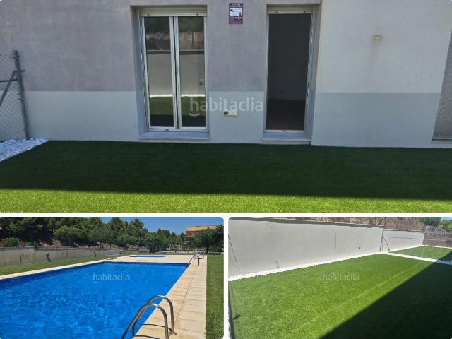 Piso en venta en Vandellòs i l´Hospitalet de l´Infant Costa Dorada. Planta baja con dos terrazas y piscina comunitaria. Pisos Vandellòs i l´Hospitalet de.
