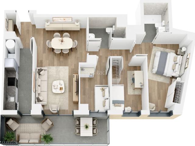 Piso en venta en Viladecans, Llevant. TODO EXTERIOR Y CALIFICACIÓN ENERGETICA A. Pisos.