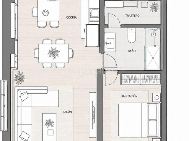 Piso en venta en Vilanova i la Geltrú, Barri de Mar Costa Dorada. Estudio en venta en Ribes Roges, Vilanova i la Geltrú A 2 min de la playa. Pisos Vilanova i la.