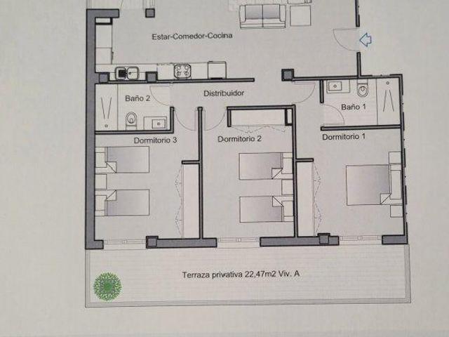 Piso en venta en Villarreal, Villarreal Vila real