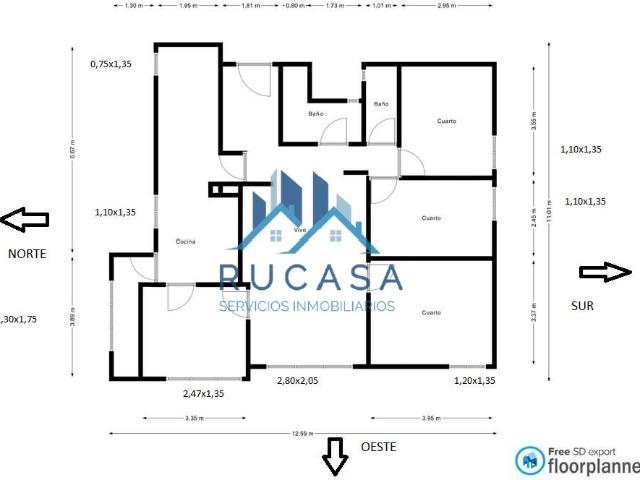 Piso en venta Santander