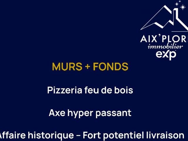 Pizzeria feu de bois à vendre 'Murs et fonds' 77m² Annecy
