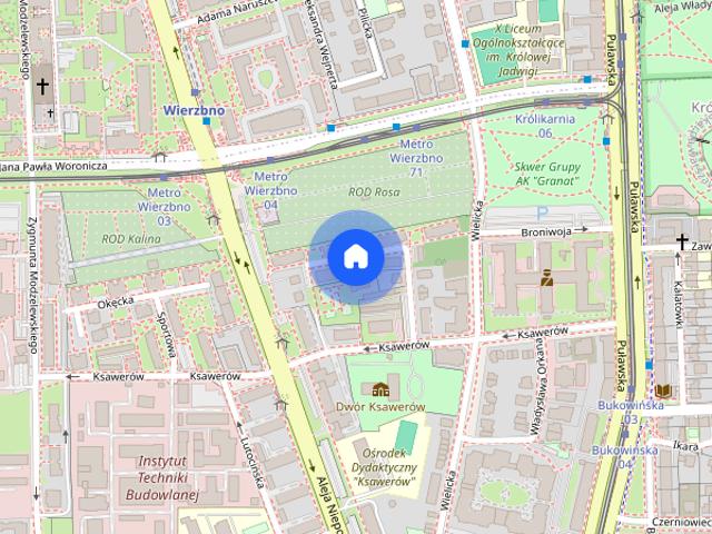 PO REMONCIE, Metro Wierzbno, garaż, komórka lokatorska na pietrze