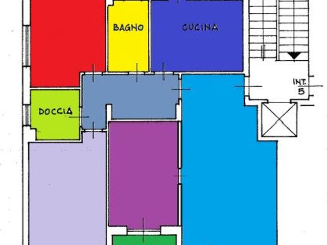 POMEZIA RM Piazza Aldo Moro appartamento vuoto senza mobilia sito al Piano III