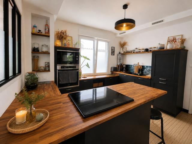 PONT AVEN – Maison familiale rénovée, pensée pour évoluer jusqu’à 5 chambres