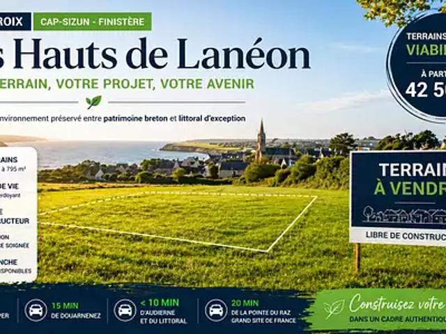 Pont Croix 29790 Achat / Vente terrain