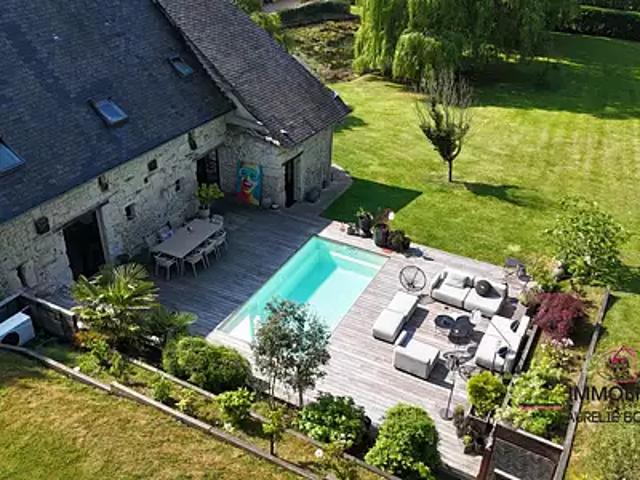 Pont l'Evêque 14130 Achat / Vente maison 7 pièces t7 piscine terrasse