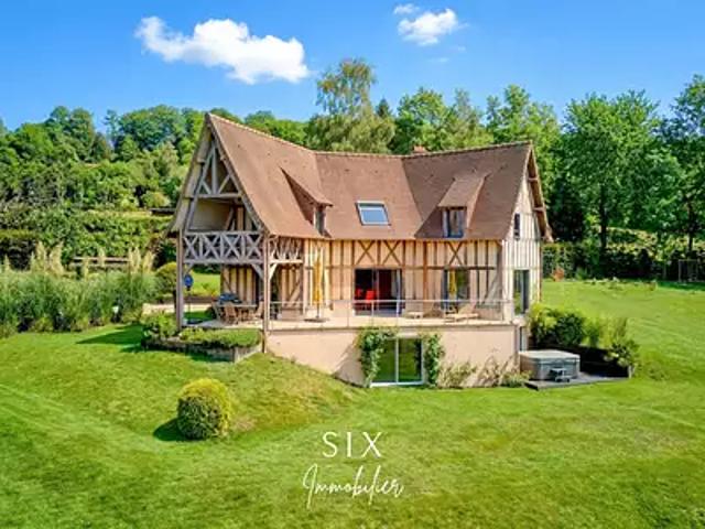 Pont l'Evêque 14130 Achat / Vente maison 7 pièces t7 terrasse parking
