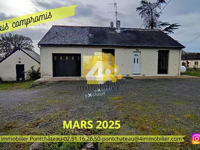 Pontchâteau 44160 Achat / Vente maison 5 pièces t5 au dernier étage