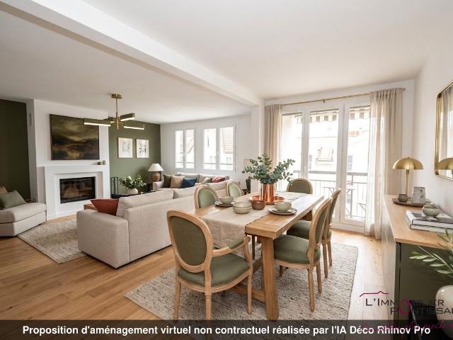 PONTARLIER CENTRE VILLE: DUPLEX DERNIER ETAGE