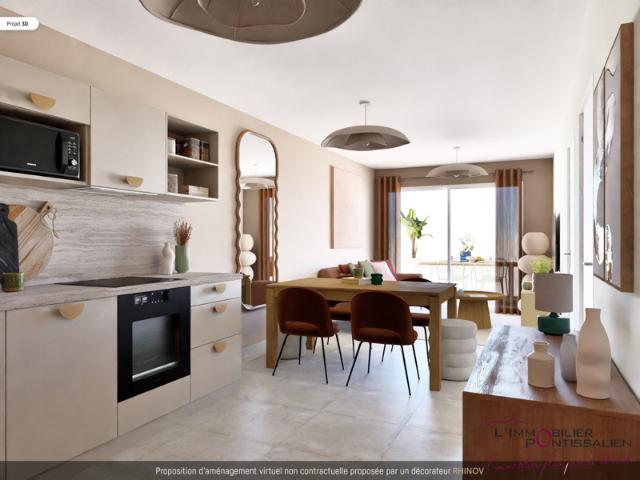 PONTARLIER HYPER CENTRE: APPARTEMENT DE TYPE 2 AVEC TERRA