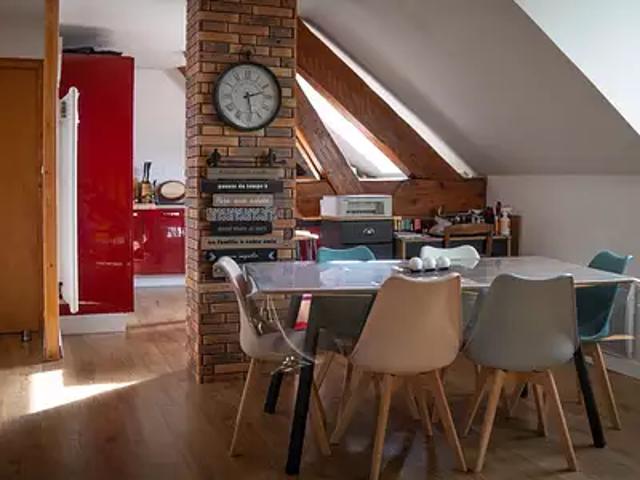 Pontarlier 25300 Achat / Vente appartement 3 pièces t3 au dernier étage cave