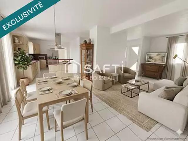 Pontfaverger Moronvilliers 51490 Achat / Vente maison 6 pièces t6 piscine terrasse
