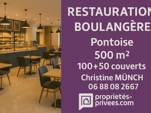 PONTOISE 500 M² RESTAURATION BOULANGERE, SNACK, SANDWICHERIE