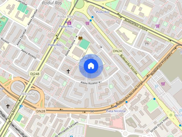 Podu Ros, 2 camere mobilat si utilat, recent renovat