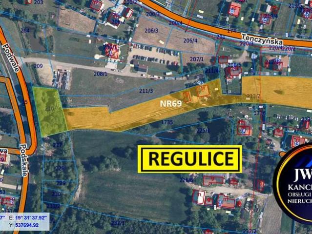 Podwale 200 m², Regulice