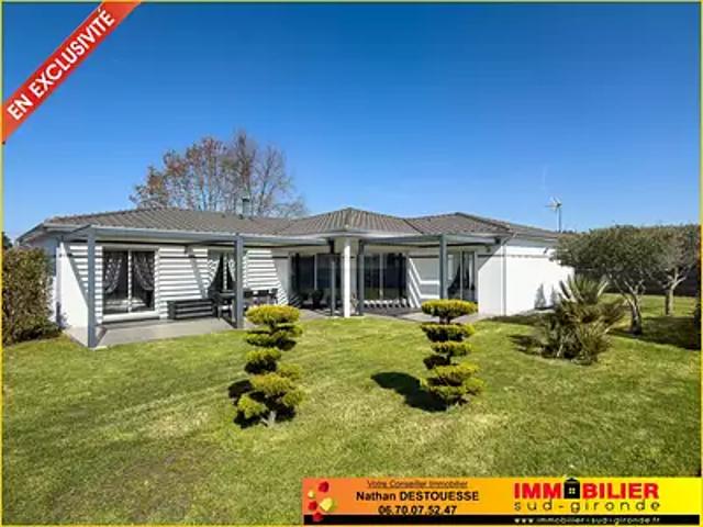 Podensac 33720 Achat / Vente maison 7 pièces t7
