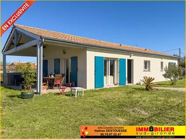 Podensac 33720 Achat / Vente maison 6 pièces t6