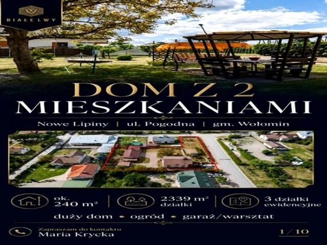 Pogodna 240,60 m², Nowe Lipiny