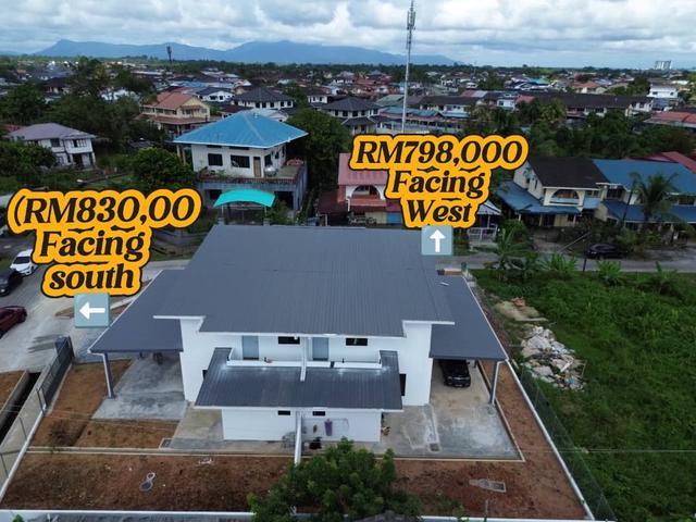 Poh Kwong Park Stapok New Double Storey Semi Detached House