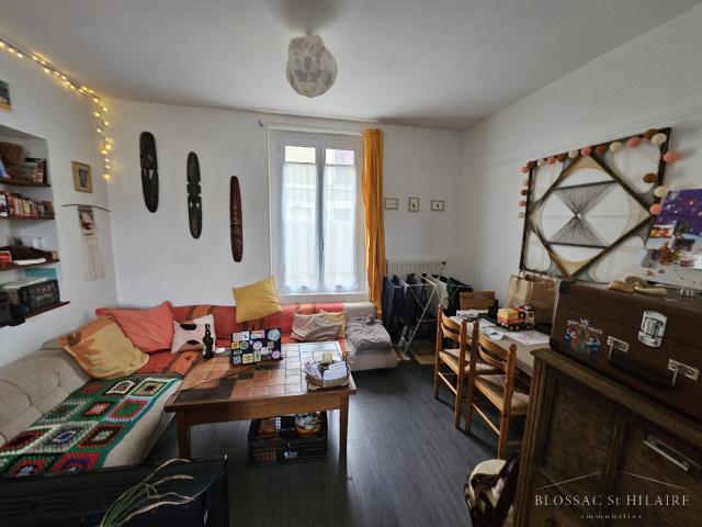 Poitiers au pied du centre ville, appartement T3,55 m2 avec cave