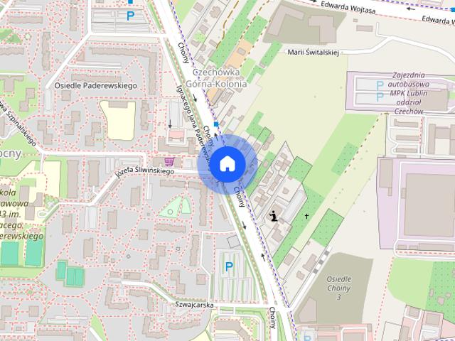 Pokoje dla studentów w domku przy Uniwersytecie Medycznym