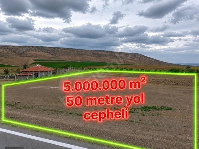 POLATLI BAYBURT GÜNDOĞAN MAH.ANA YOL CEPHELİ 5.000 m SATLK ARSA