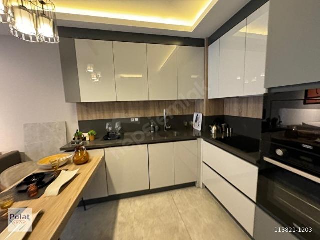 POLAT'tan İpektaş Cadde Sitesinde Ara Kat Sıfır EŞYALI Sıfır 1+1 Residence