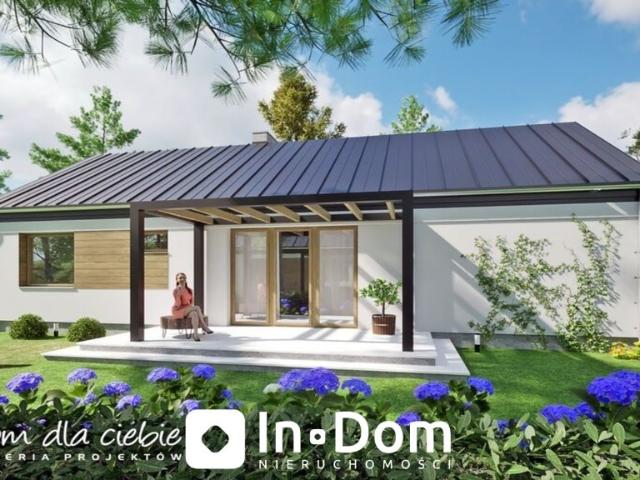 Polecam nowoczesny dom 82,3 m² w Gąbinie z przestronnym salonem i tarasem
