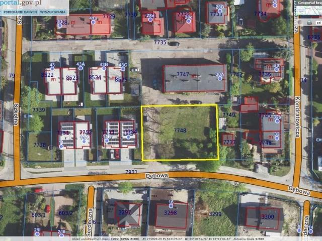Polecam działkę 949 m² w Dąbrowie Górniczej